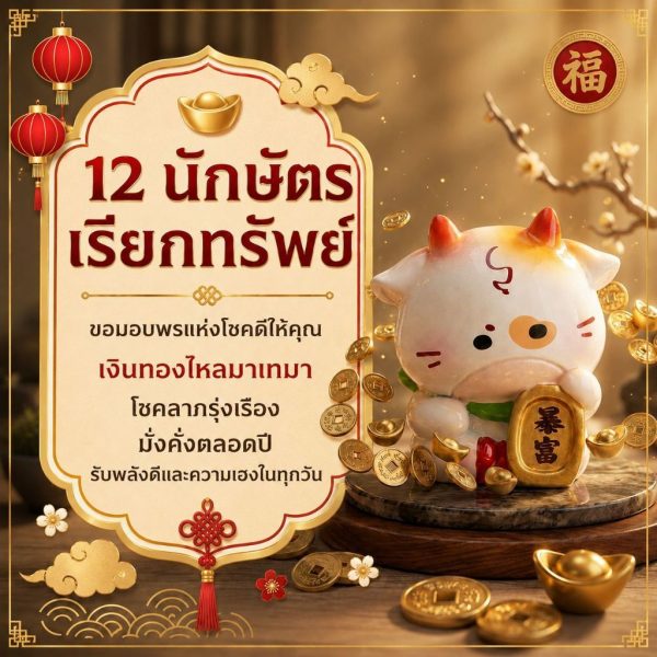 ฟิกเกอร์ วัวร่ำรวย ถือเหรียญมงคล นักษัตร ปีฉลู ตกแต่งโต๊ะ เสริมโชคลาภ Art toy ของเล่น Mooniverse