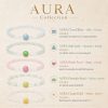 AURA Collection สร้อยข้อมือลูกปัดสีมงคล เสริมออร่า งาน เงิน รัก สุขภาพ โชคลาภ Mooniverse