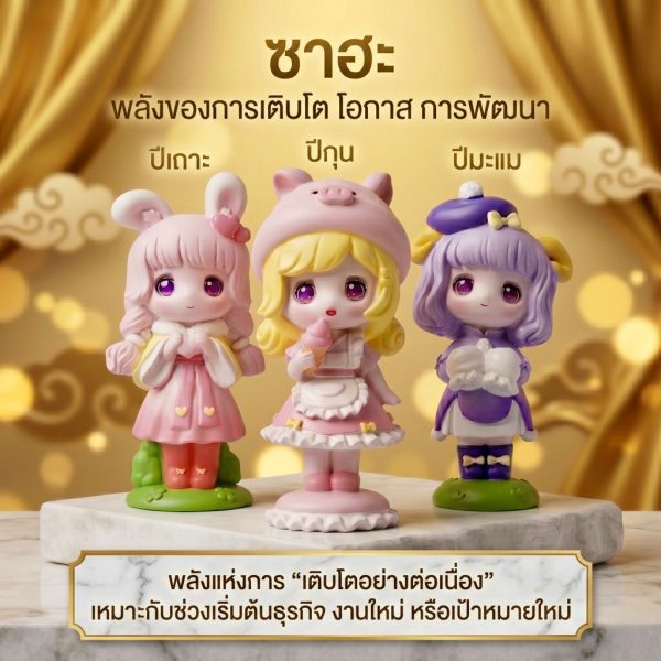โมเดลฟิกเกอร์ เสริมมงคล เทพธิดา 12นักษัตร ( ปีวอก ) โชคลาภ เสริมเงินทอง ของขวัญวันเกิด ของสะสม