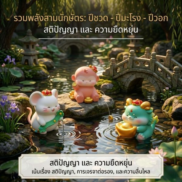 ฟิกเกอร์เหล่าทวยเทพน้อย 12 นักษัตรมงคล : พรจากสรวงสวรรค์  "ปีชวด" โมเดลฟิกเกอร์เสริมมงคล ของสะสม ของขวัญดีไซน์น่ารัก