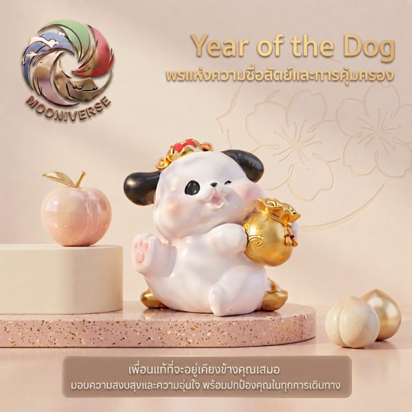 ฟิกเกอร์เหล่าทวยเทพน้อย 12 นักษัตรมงคล : พรจากสรวงสวรรค์ " ปีจอ" โมเดลฟิกเกอร์เสริมมงคล ของขวัญ ของสะสมเสริมความโชคดี